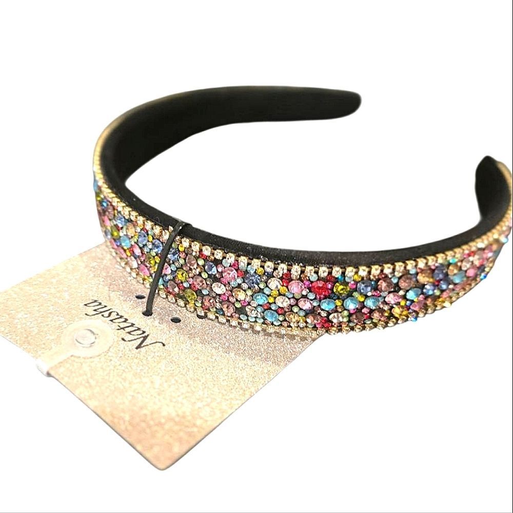 Natasha Couture Vibrant Crystal Embellished Headband‎
